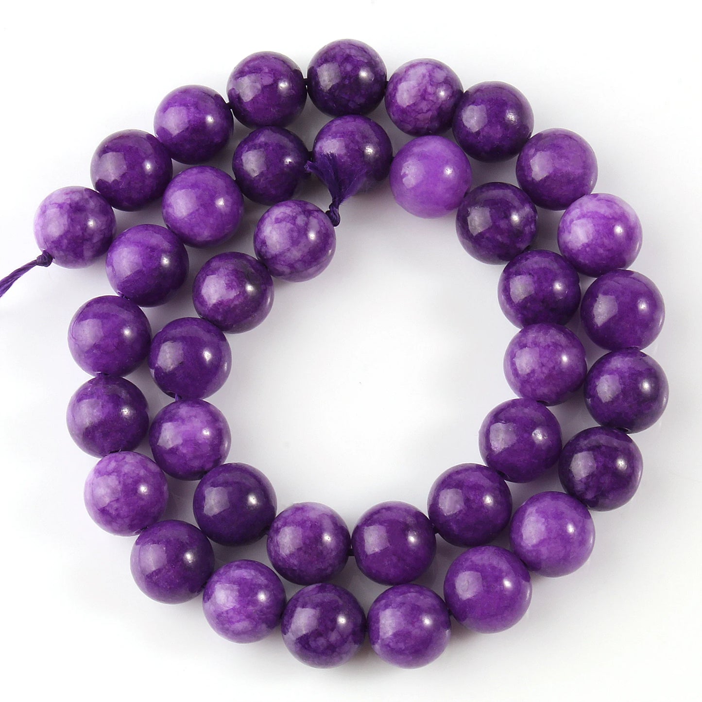 Natural Stone Dark Purple Sugilite Jades Round Loose Beads For Jewelry Making DIY Charms Bracelet Accessories 15'' 6 8 10mm