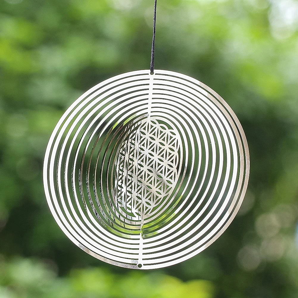 Windspiel 3D Mandala Blume des Lebens