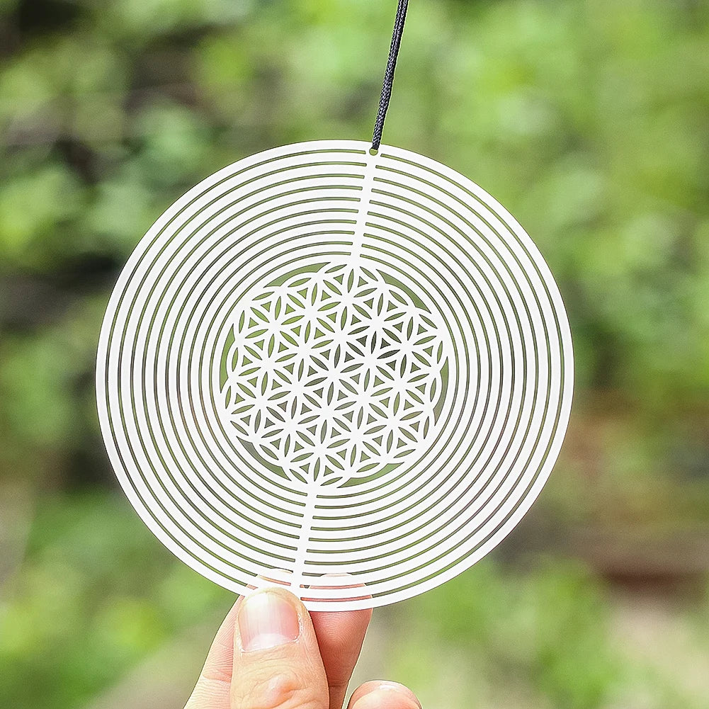 Windspiel 3D Mandala Blume des Lebens
